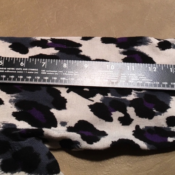 NICOLE MILLER Spring Summer Cardigan, Pre-owned; Multicolor LEOPARD print, Large - Picture 6 of 8